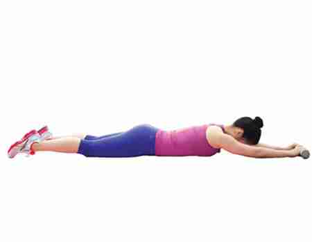 哑铃操，运动，收腹，瘦手臂，美背