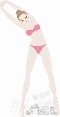 风吹树式瘦腰瑜伽动作