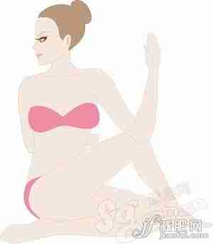 脊柱扭动瘦腰瑜伽动作