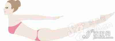 蝗虫式瘦腰瑜伽动作