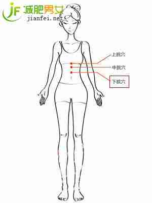 下脘穴--按压让毒素不滞留