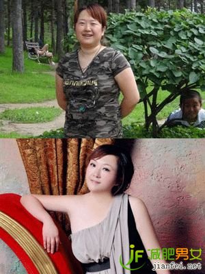 减肥前后对比