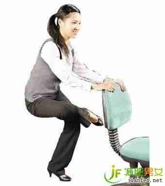 办公室健身小秘招 拒绝颈椎病