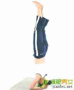 高难度肩倒立式瘦腿瑜伽分解动作