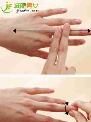 用5秒快速轻擦10个来回